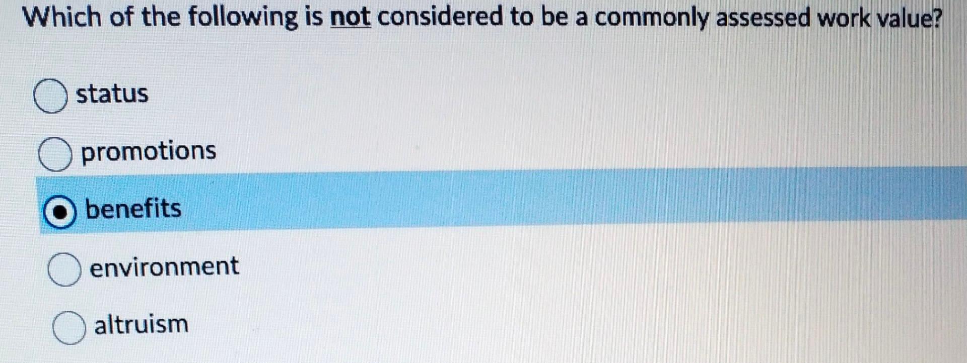 Solved Which of the following is not considered to be a | Chegg.com
