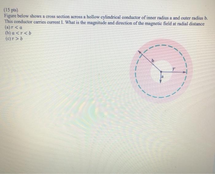 Solved (15 pts) Figure below shows a cross section across a | Chegg.com