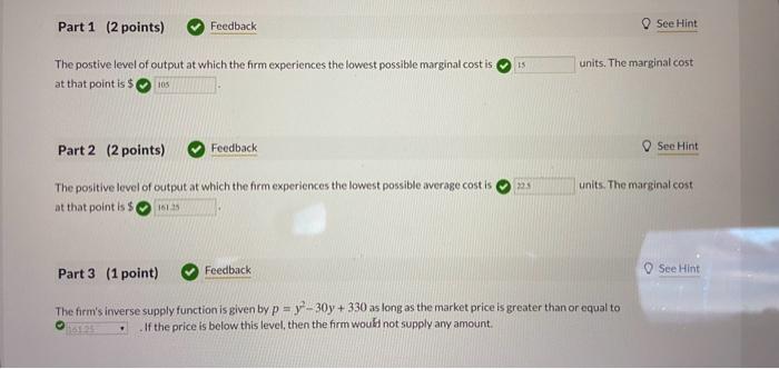 Solved Question (6 points) 0 See page 425 A firm in a | Chegg.com
