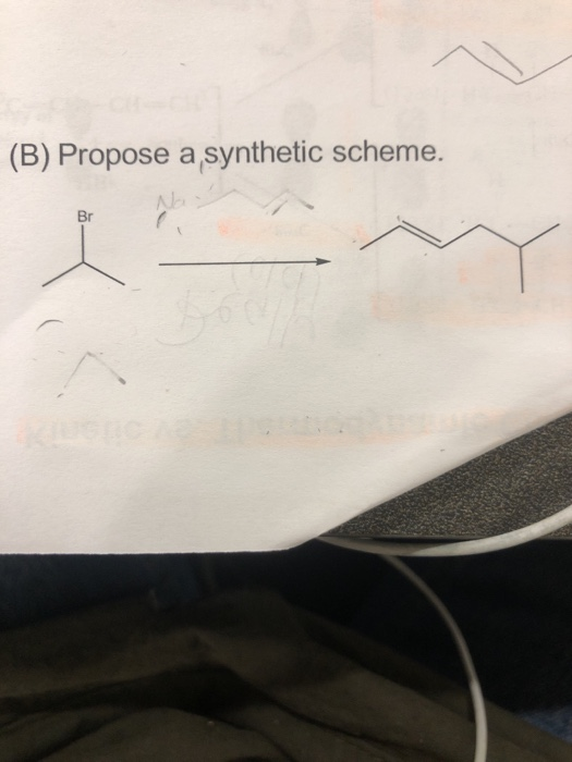 Solved (B) Propose A Synthetic Scheme. | Chegg.com