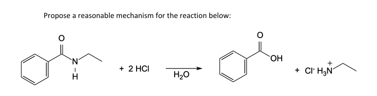 Solved Propose a reasonable mechanism for the reaction | Chegg.com