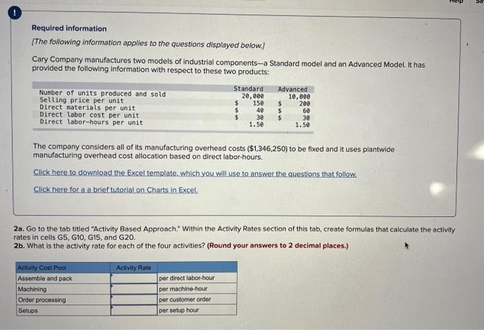 Solved Required information [The following information | Chegg.com