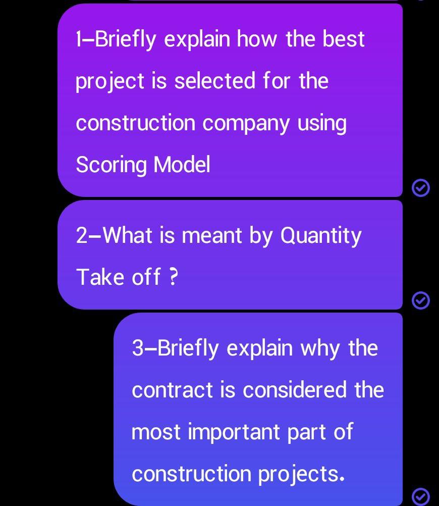 Solved 1 briefly explain how the best project is selected chegg
