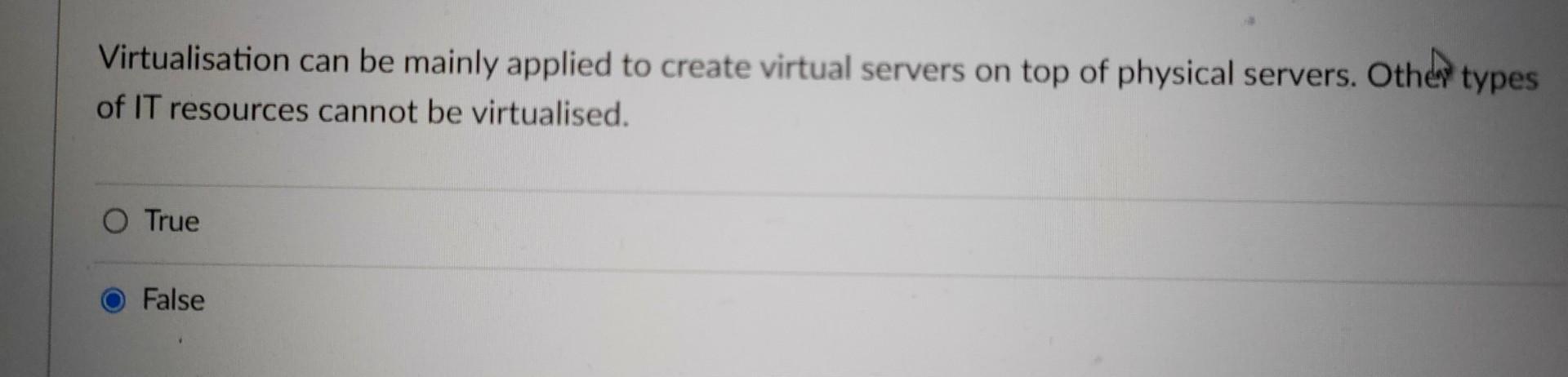 Solved A virtual machine abstracts a complete server | Chegg.com