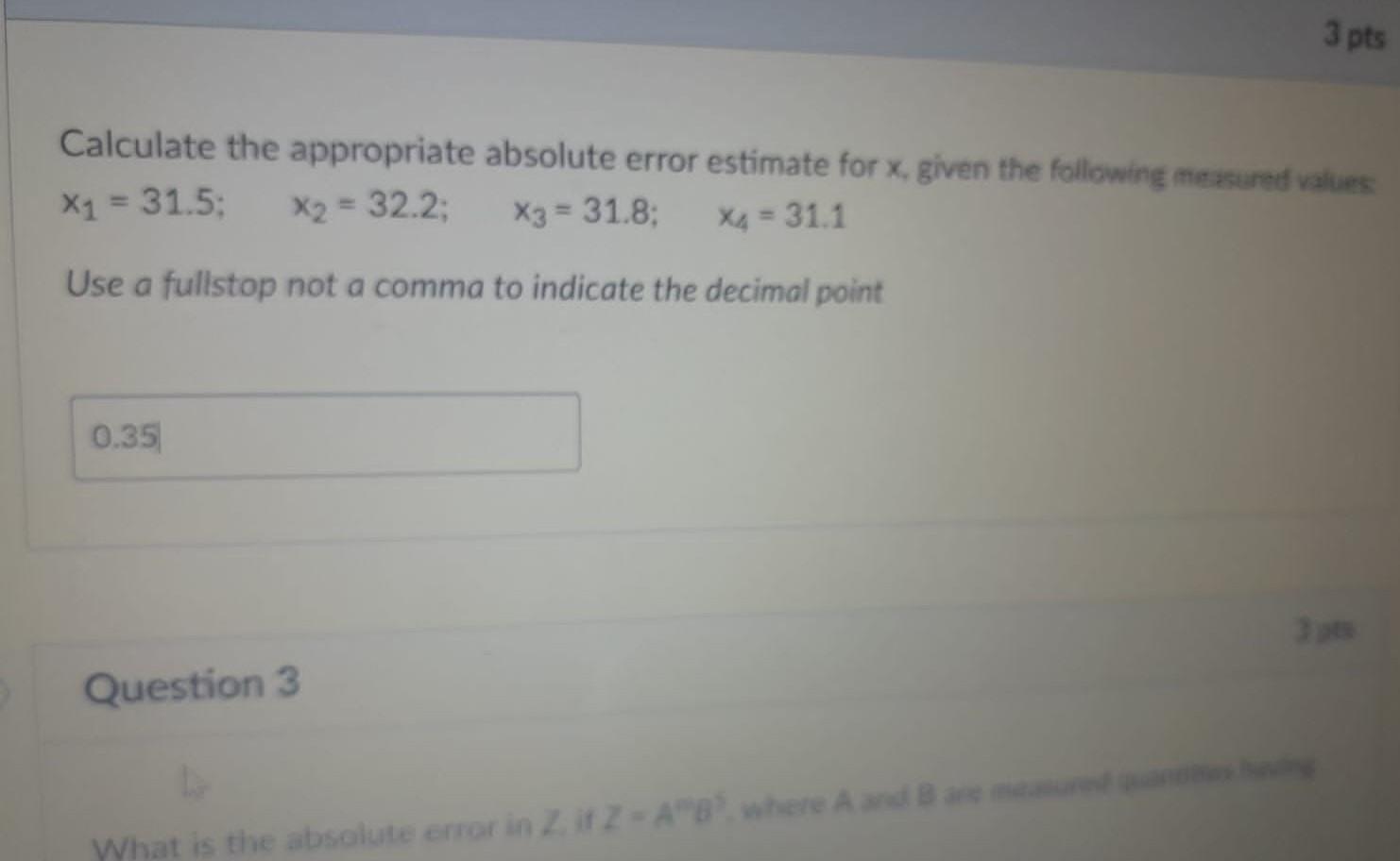 Solved Calculate the appropriate absolute error estimate for | Chegg.com