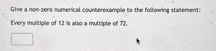 1 is a multiple of every non zero number
