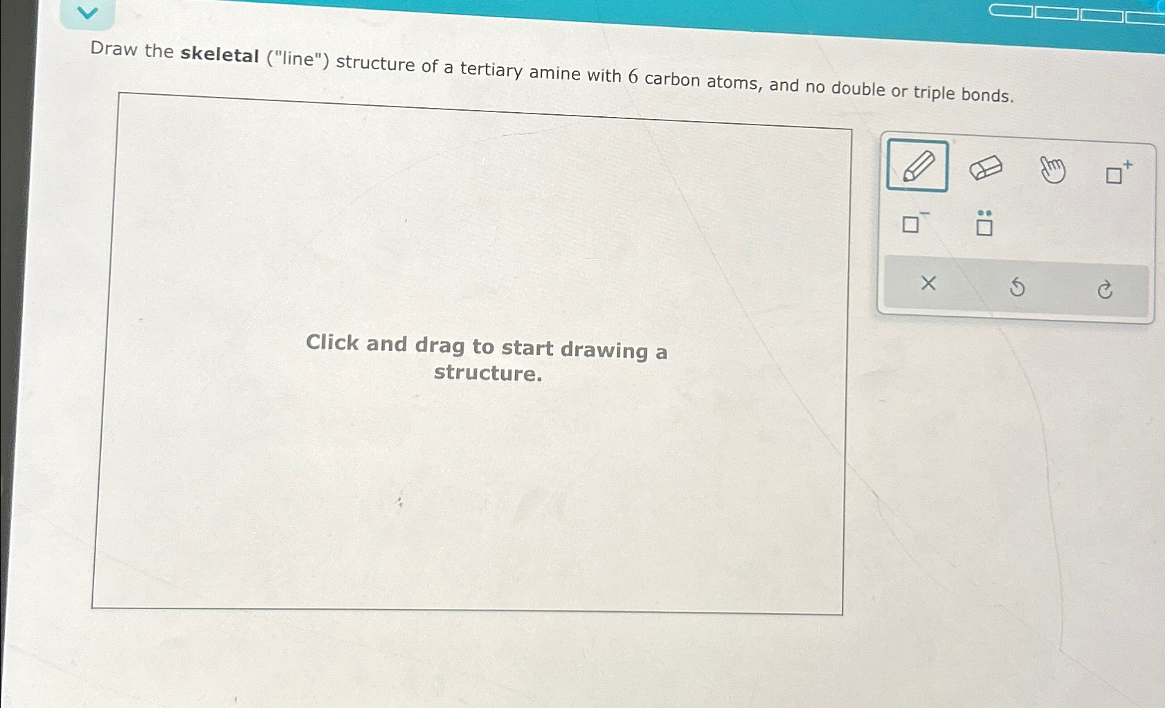 Solved Draw The Skeletal ("line") ﻿structure Of A Tertiary | Chegg.com