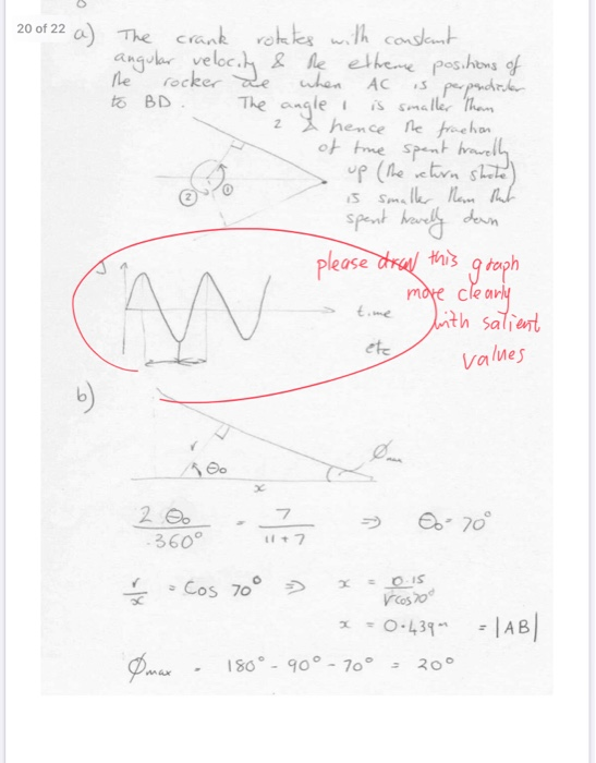 Solved please answer all my handwritten questions on the | Chegg.com