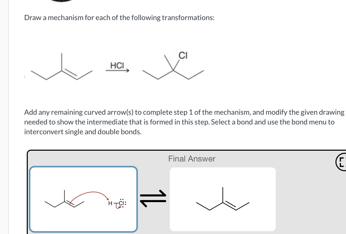 Solved Draw a mechanism for each of the following | Chegg.com