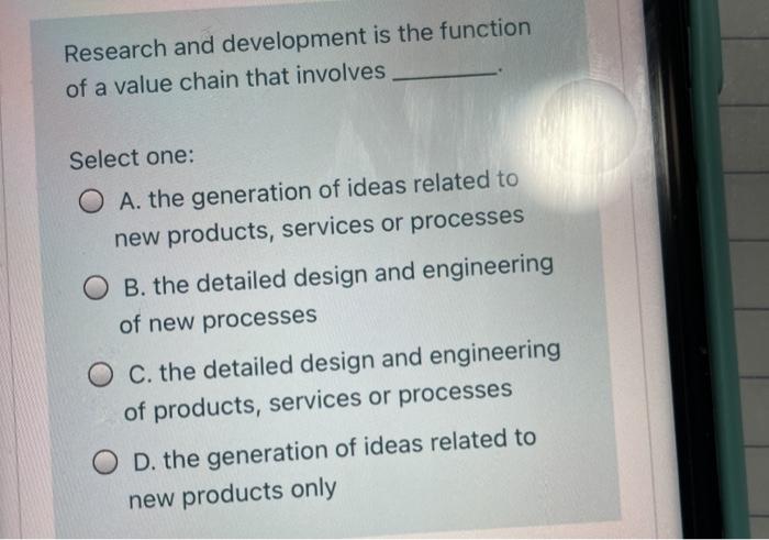 solved-research-and-development-is-the-function-of-a-value-chegg