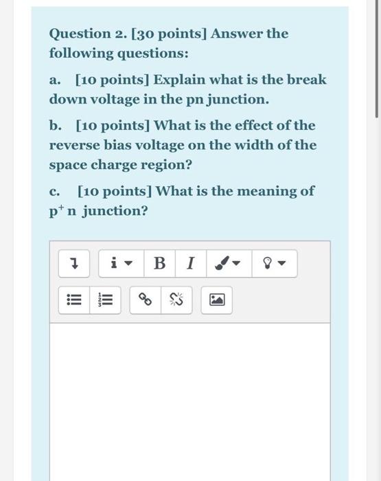 Solved Question 2. [30 points] Answer the following | Chegg.com