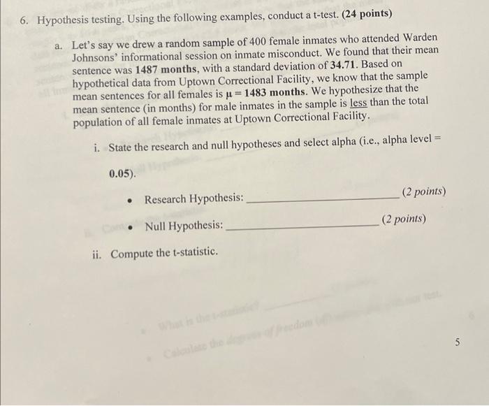 Solved Hypothesis testing. Using the following examples, | Chegg.com