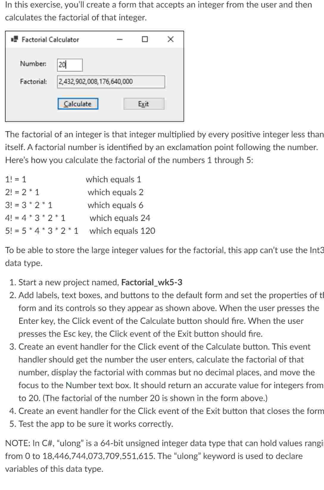 Solved by an EXPERT In ﻿this exercise, you'll create a form that ...