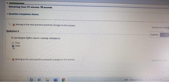 Solved Remaining Time: 34 minutes, 19 seconds Question | Chegg.com