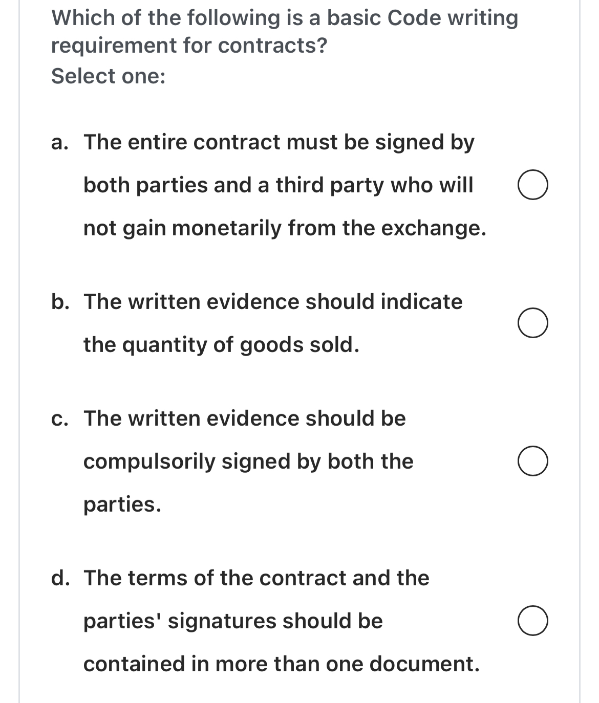 Solved Which of the following is a basic Code writing | Chegg.com
