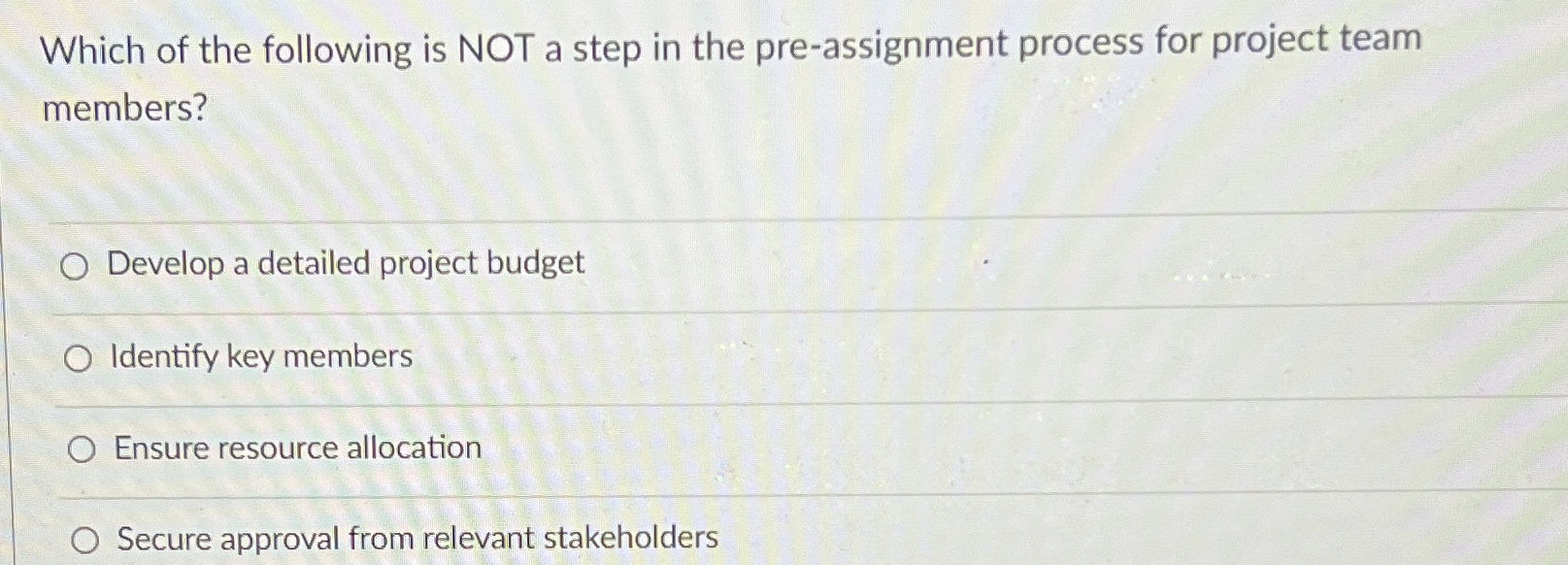 Solved Which of the following is NOT a step in the | Chegg.com