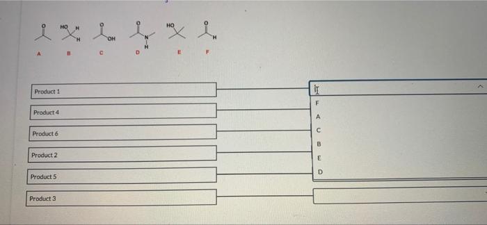 Solved 4 points Select the major organic product for the | Chegg.com