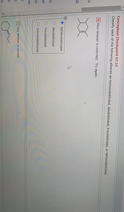 Solved Conceptual Checkpoint 07 15 Classify Each Of The Chegg