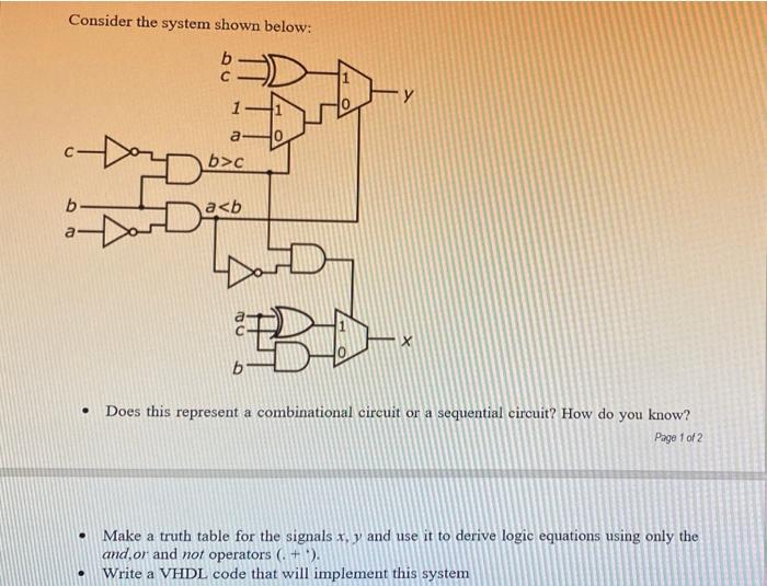 Solved Consider The System Shown Below: 8 1 A B>C B A | Chegg.com