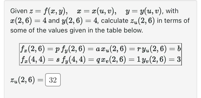 Solved I need a numerical answer | Chegg.com