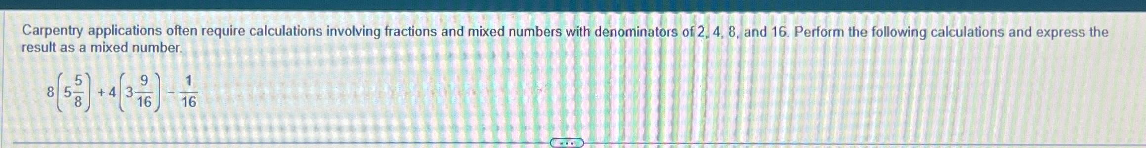 Solved Carpentry applications often require calculations | Chegg.com