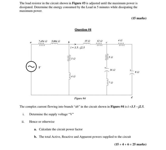 Solved The load resistor in the circuit shown in Figure \#3 | Chegg.com