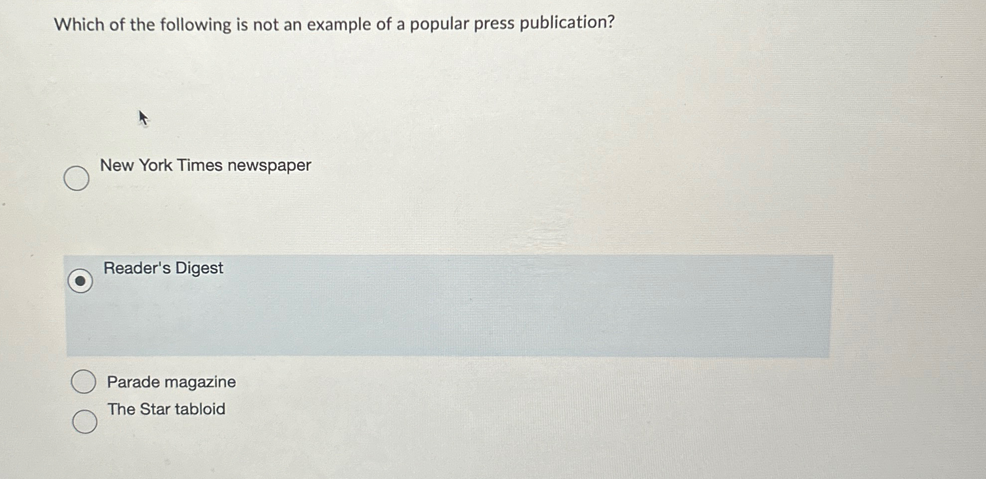 Solved Which of the following is not an example of a popular | Chegg.com