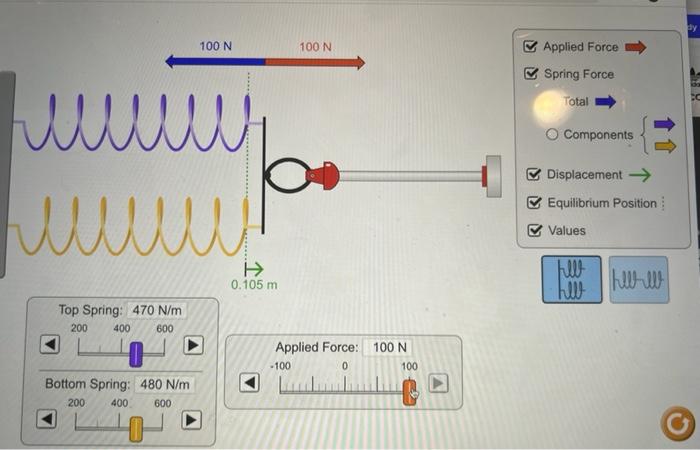 Solved - When two springs are connected in a system, they | Chegg.com