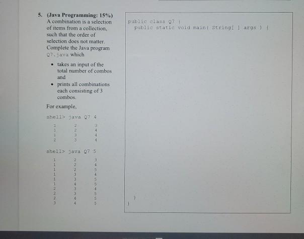 Solved public class 07 public static void main stringi 1 | Chegg.com