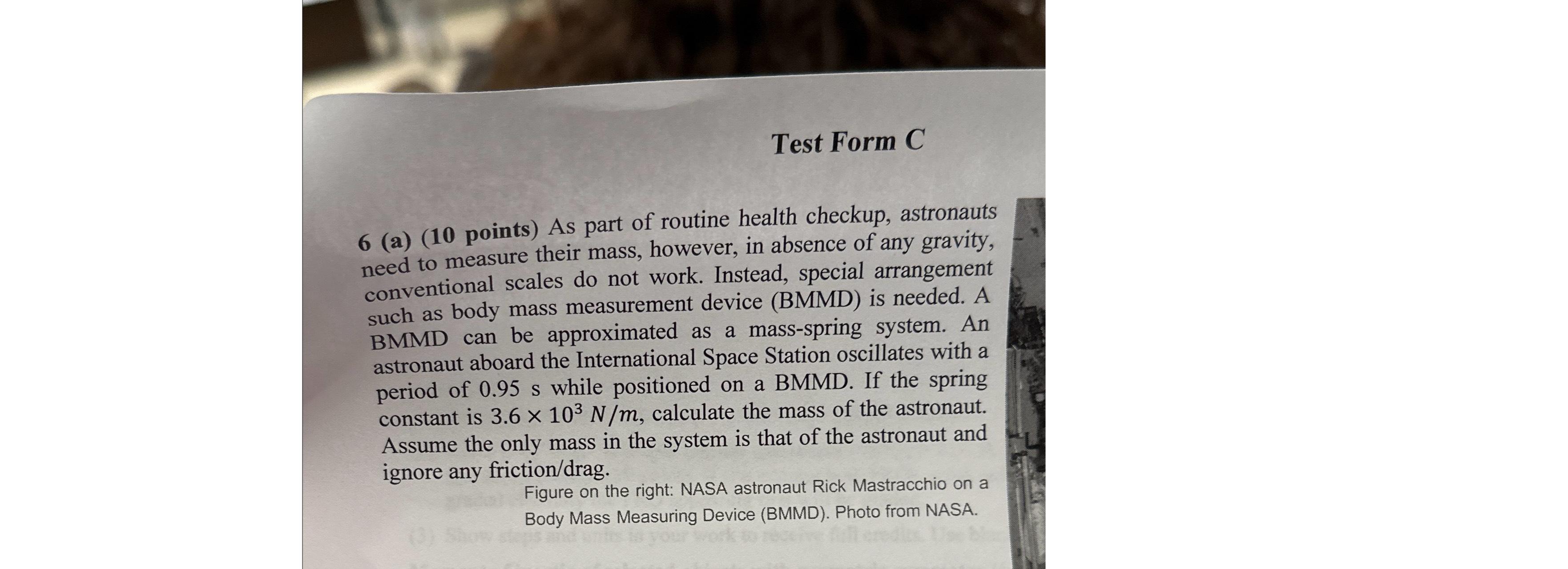 Solved Test Form C6 (a) (10 ﻿points) ﻿As part of routine | Chegg.com