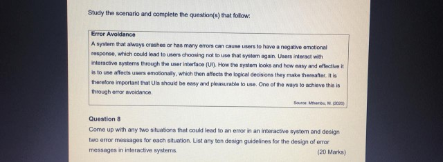 Solved Study the scenario and complete the question(s) that | Chegg.com