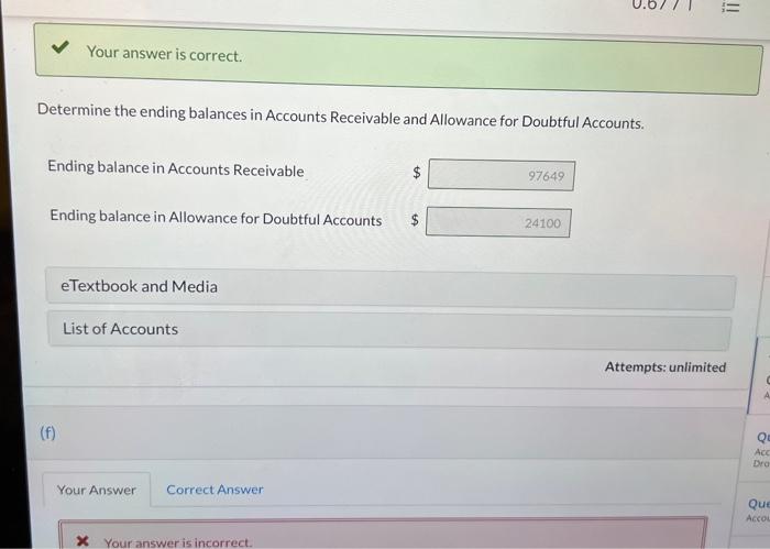 Solved The last part f only other all parts I already solved | Chegg.com