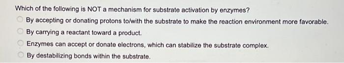 Solved Which of the following is NOT a mechanism for | Chegg.com