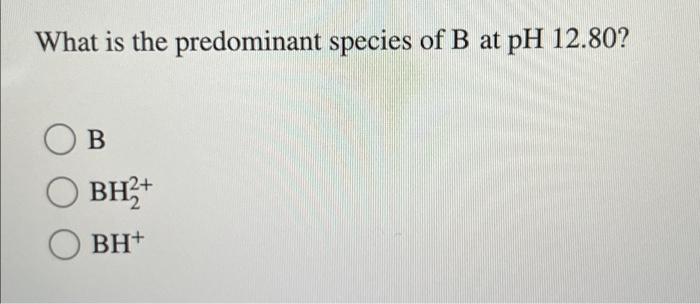 Solved A Diprotic Base (B) Has PKy Values Of 3.33 (pKb) And | Chegg.com