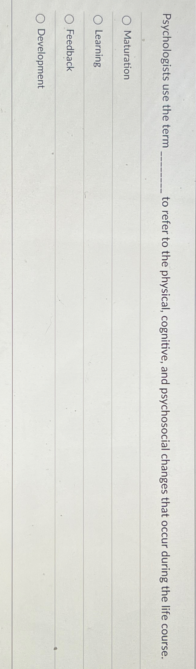 Solved Psychologists use the term ﻿to refer to the