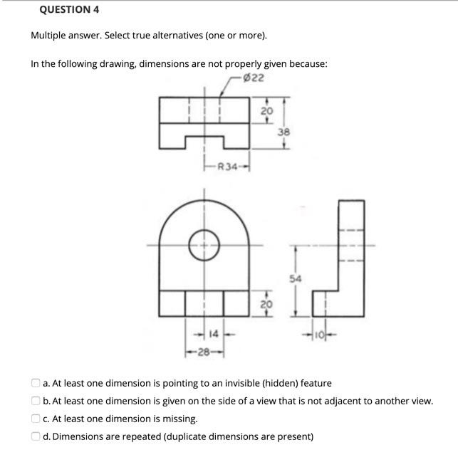 Solved QUESTION 4 Multiple answer. Select true alternatives | Chegg.com