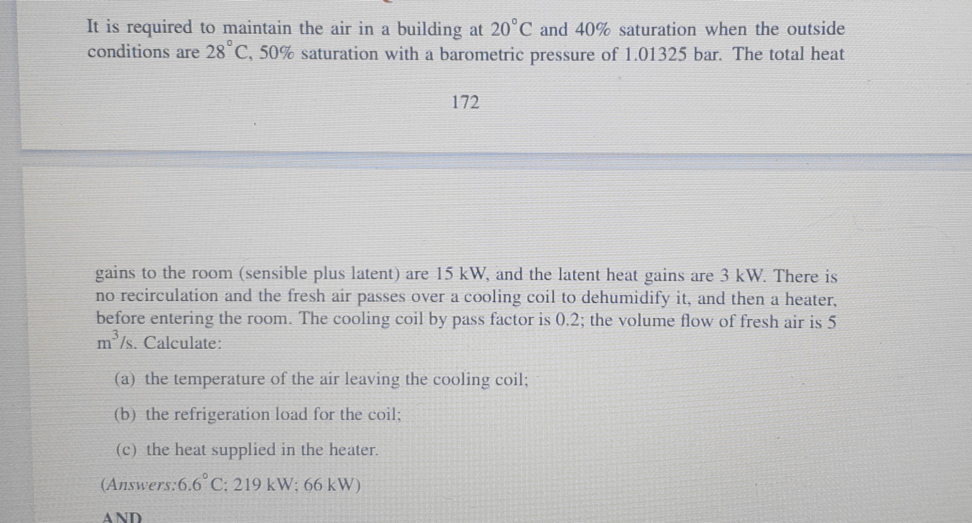 Solved It is required to maintain the air in a building at | Chegg.com