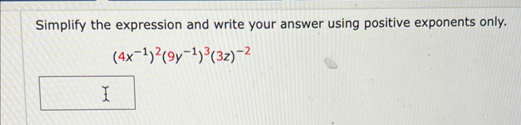 Solved Simplify the expression and write your answer using | Chegg.com