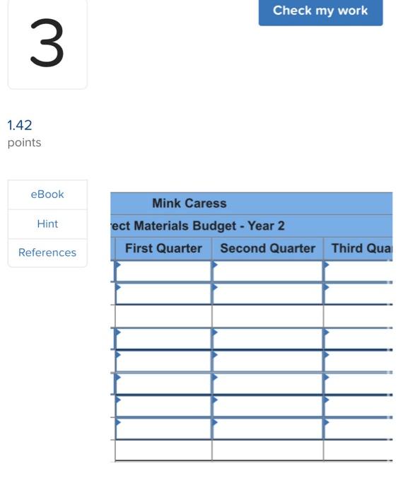 Solved Exercise 8-3 (Algo) Direct Materials Budget [LO8-4] | Chegg.com