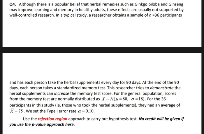 Solved Q4 Although There Is A Popular Belief That Herbal Chegg Com