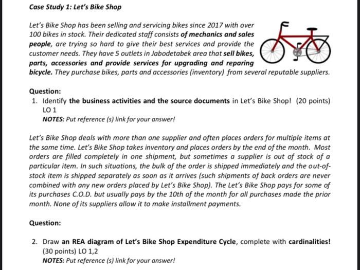 bike shop suppliers