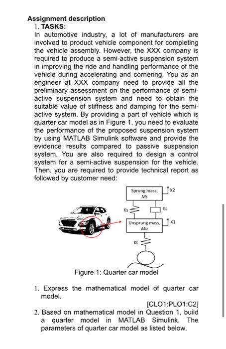 automotive assignment help