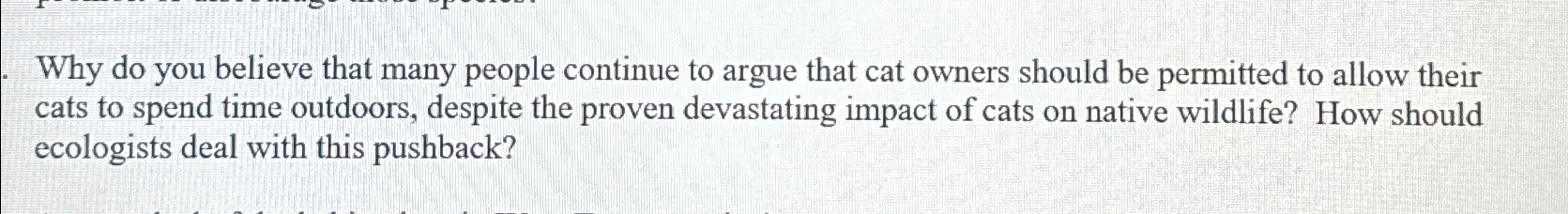 Solved Why do you believe that many people continue to argue | Chegg.com