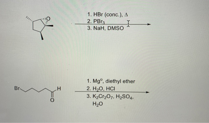 Solved Predict the major products to the following | Chegg.com
