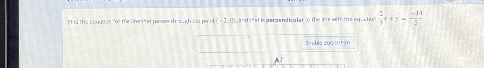 find the equation of line perpendicular to x 2y 3 0