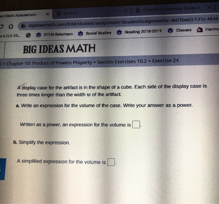 Solved Created To Master Studie X Ded Was Math Assessment Chegg Com