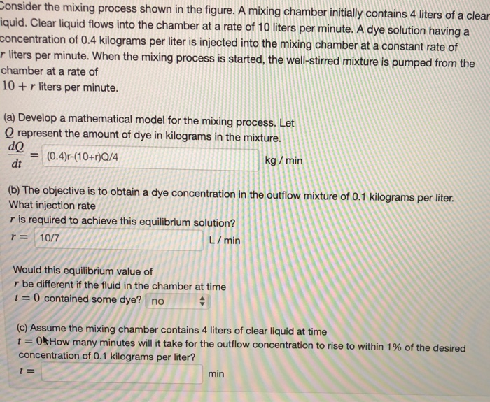 Solved consider the mixing process shown in the figure. A | Chegg.com
