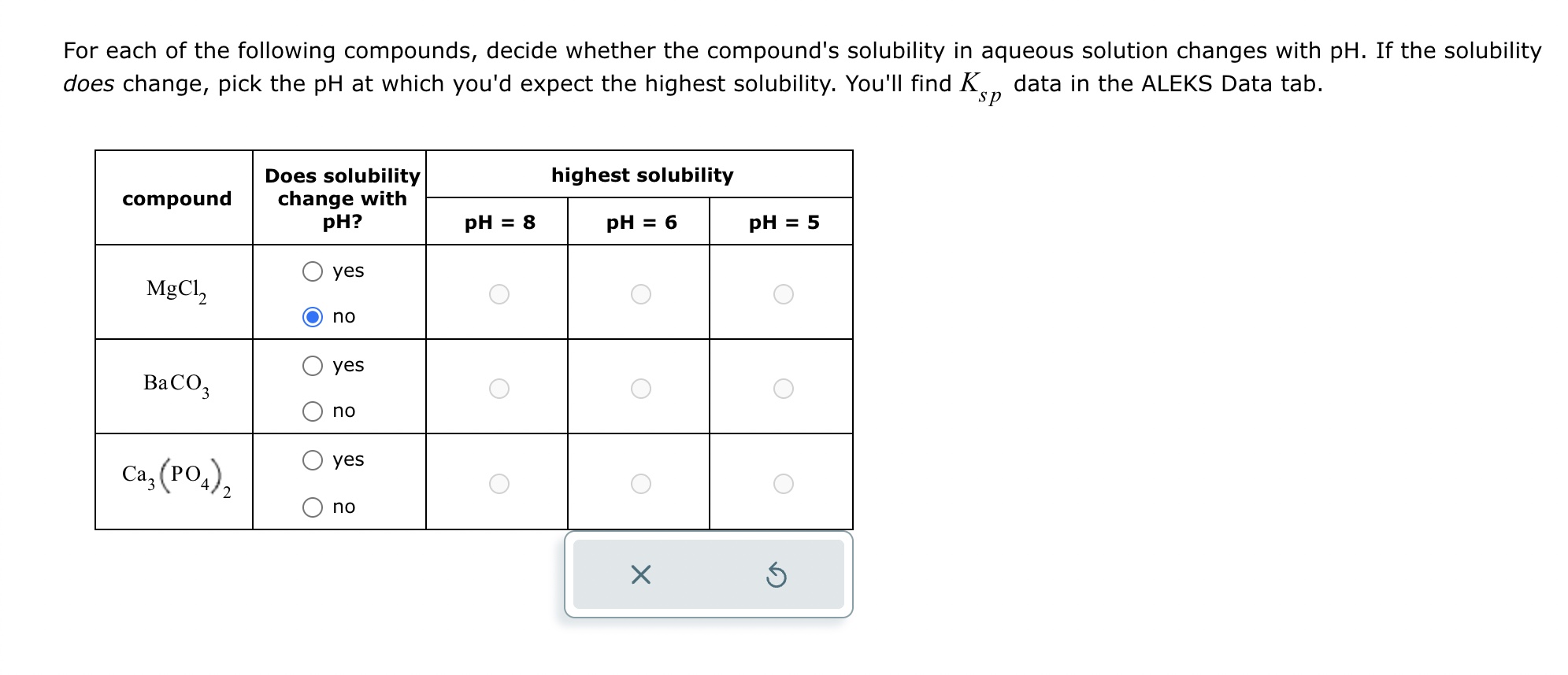 Solved For each of the following compounds, decide whether | Chegg.com