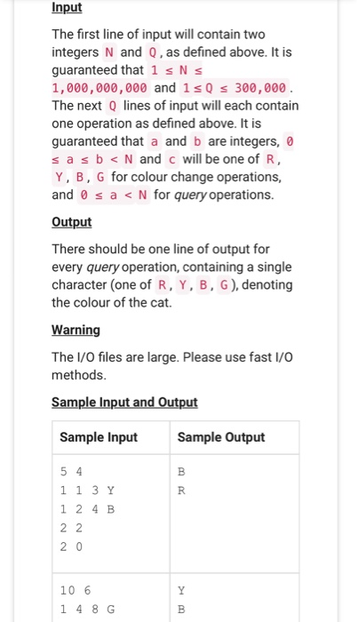 Solved Rar Has A Row Of N Cats In Front Of Him Numbered Chegg Com