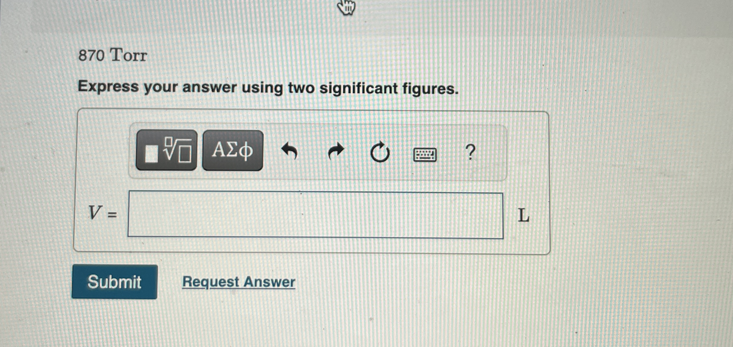 870 ﻿TorrExpress your answer using two significant